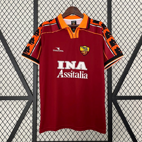 Tailandia Camiseta AS Roma 1ª Retro 1998 1999